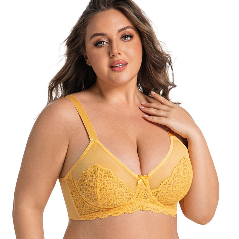 Supportive Lace Comfort Full Coverage Bra - image 3