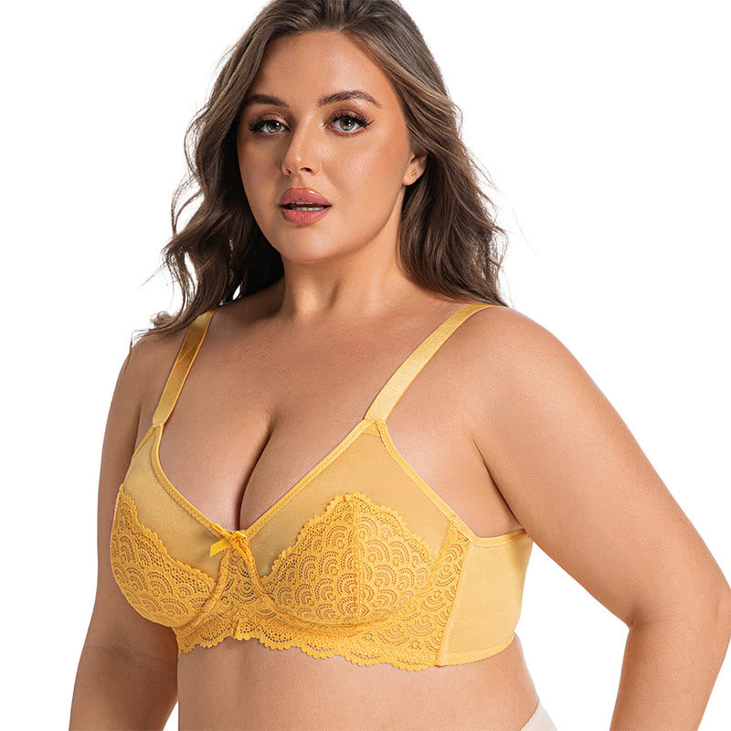 Supportive Lace Comfort Full Coverage Bra - image 4