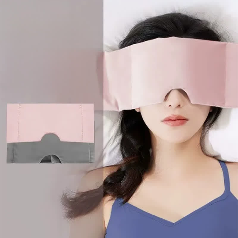 Soothing Eye Fatigue Weighted Sleep Mask - Pink - One Size - image 2