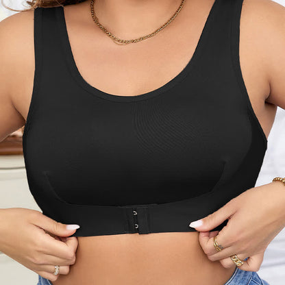 Front Closure Sport Wireless Bra - image 2