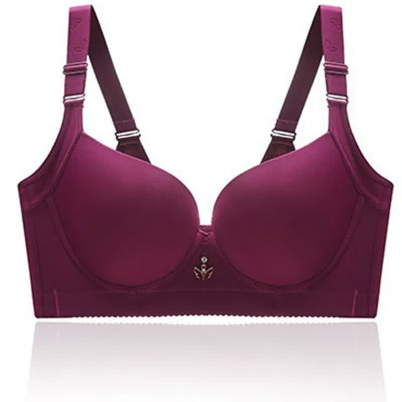 Seamless Soft Underwire Bra - Purple - 48 - D - image 6