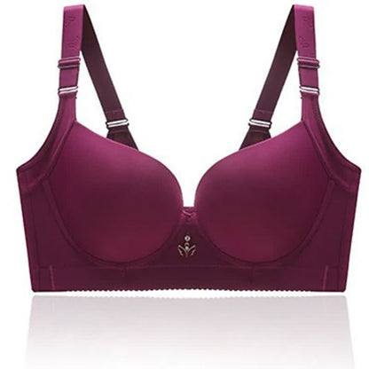 Seamless Soft Underwire Bra - Purple - 48 - D - image 6