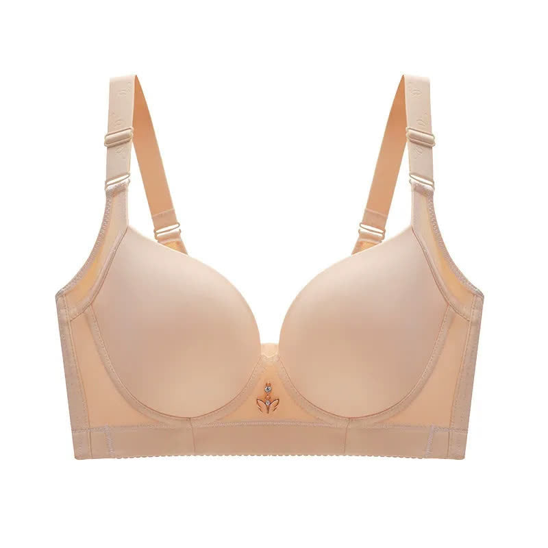 Seamless Soft Underwire Bra - Nude - 48 - D - image 5