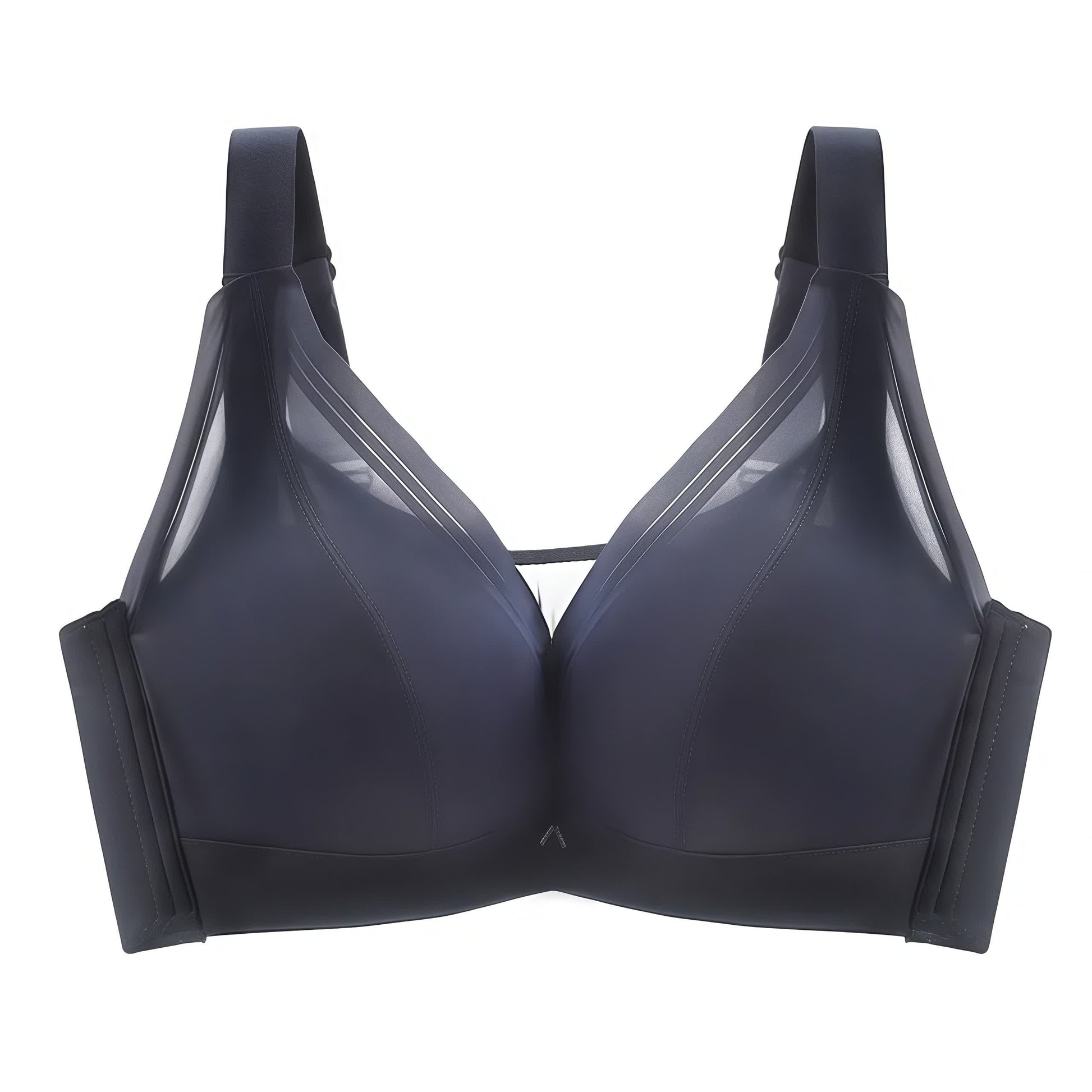 Seamless Comfort Underwire Bra - Blue - 46 - E - image 4