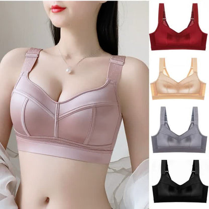 Wide Strap Support Wireless Bra - image 0