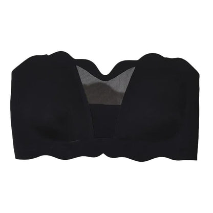 Smooth Support Strapless Wireless Bra - Black - 4XL - image 3