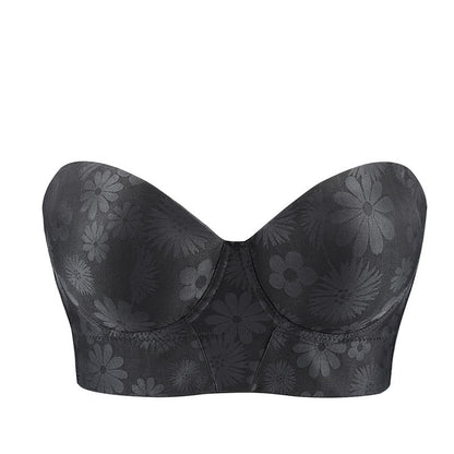 Invisible Support Underwire Bra - Black - 46 - C - image 7