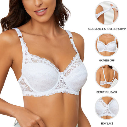 Elegant Lace Underwire Bra - image 7