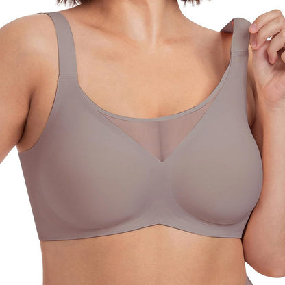 Everyday Support Wireless Bra - Grey - 3XL - image 5