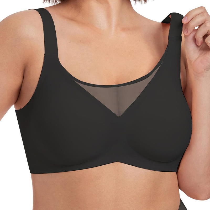 Everyday Support Wireless Bra - Black - 3XL - image 1