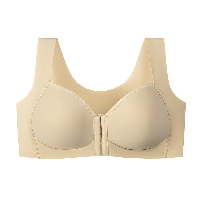Front Closure Full Coverage Bra - Nude - 50 - D - image 7
