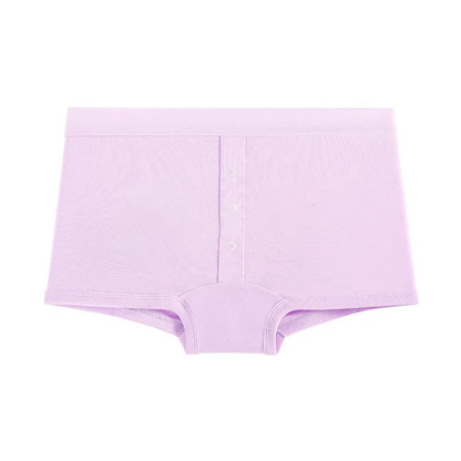 Soft Button Front Panty(2 Packs) - Purple - 2XL - image 7
