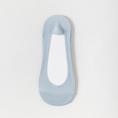 Breathable Invisible No Show Socks(7 Pairs) - Blue - EU39-44(US6.5-9.5) - image 3