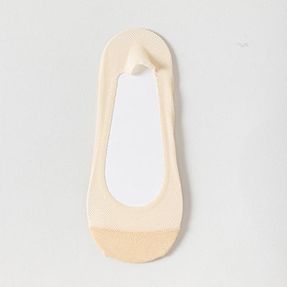 Breathable Invisible No Show Socks(7 Pairs) - Nude - EU39-44(US6.5-9.5) - image 8