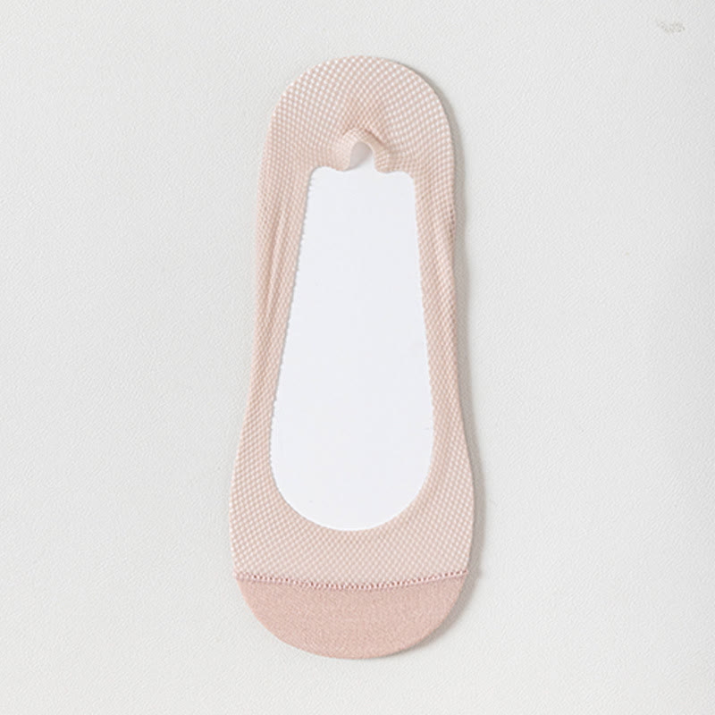 Breathable Invisible No Show Socks(7 Pairs) - Pink - EU39-44(US6.5-9.5) - image 7