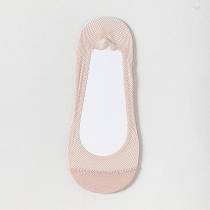 Breathable Invisible No Show Socks(7 Pairs) - Pink - EU39-44(US6.5-9.5) - image 7