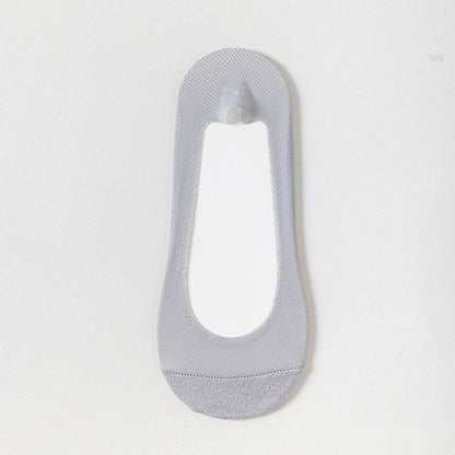 Breathable Invisible No Show Socks(7 Pairs) - Grey - EU39-44(US6.5-9.5) - image 5