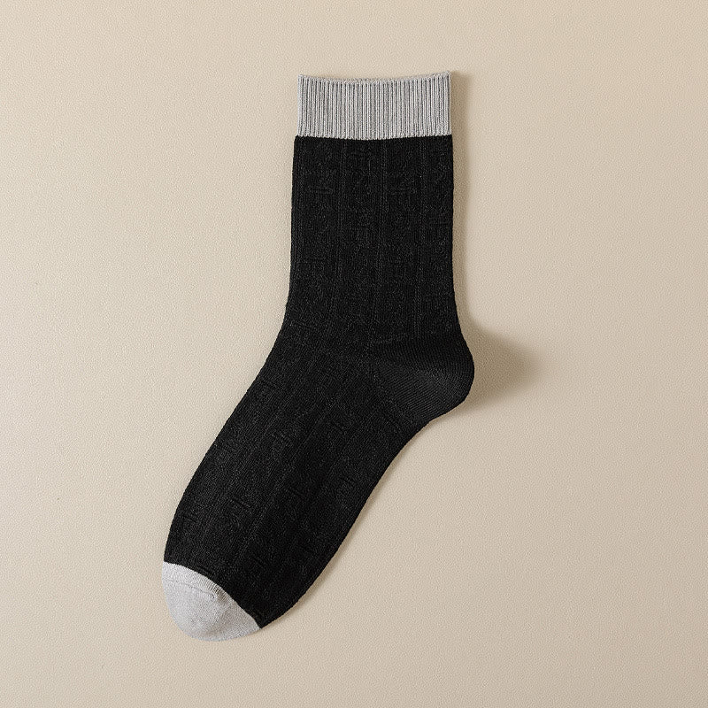 Antibacterial Quarter Socks(5 Pairs) - Black - EU39-44(US5-10) - image 4