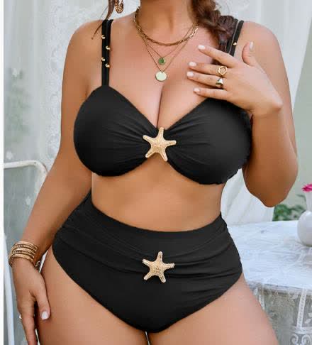 Starfish‑Decor Two‑Piece Bikini Swimwear - image 0