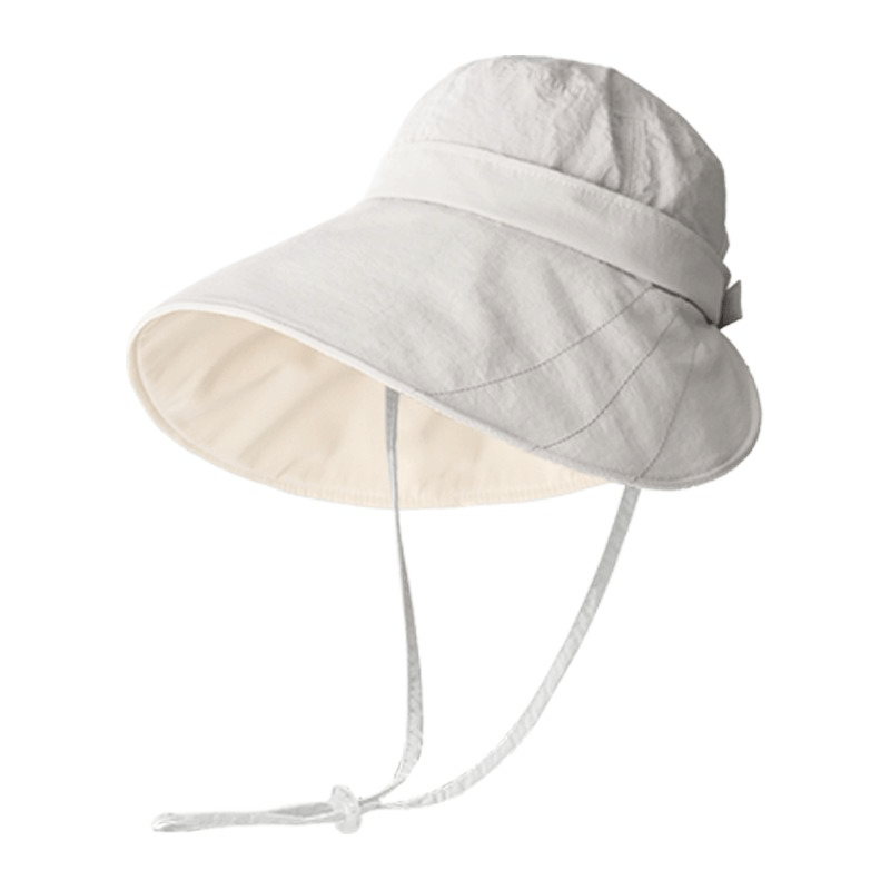 Wide Brim Outdoor Sun Hat - Grey - One Size - image 3