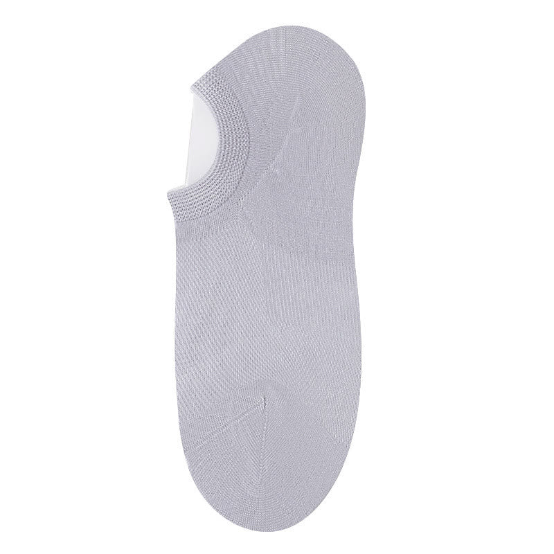 Bamboo Invisible No Show Socks (10 Pairs) - Purple - EU36-40(US3-7) - image 4