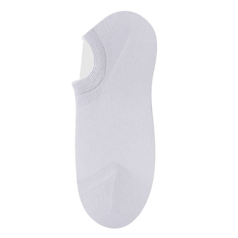 Bamboo Invisible No Show Socks (10 Pairs) - Light Purple - EU36-40(US3-7) - image 10