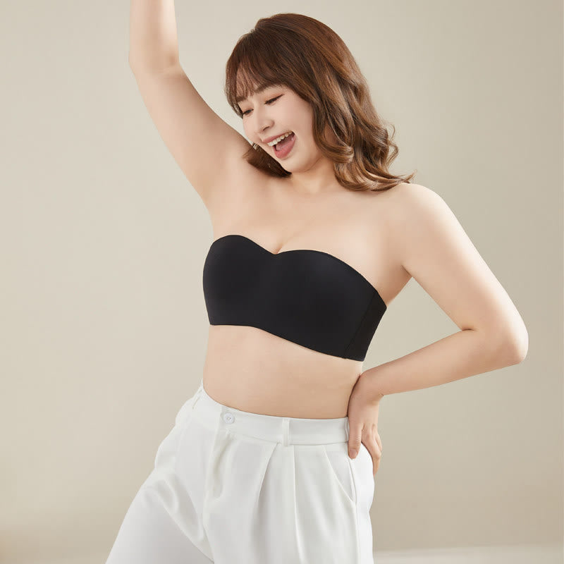 Smooth Lift Strapless Bra - Black - 40BC Full Cup - image 2