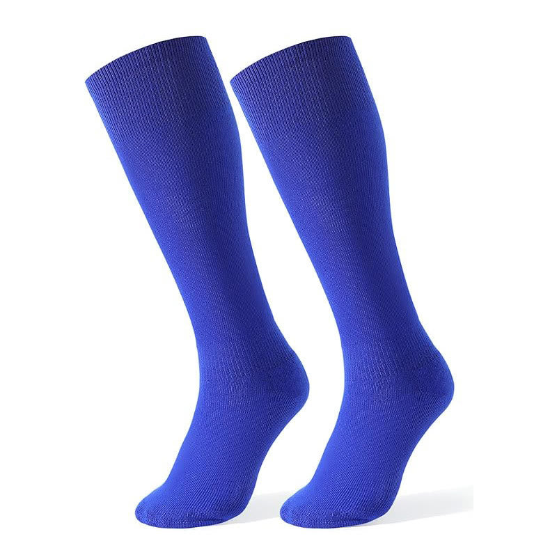 Quick Dry Tennis Knee High Socks(6 Pairs) - Blue - EU38-45(US5-11) - image 5