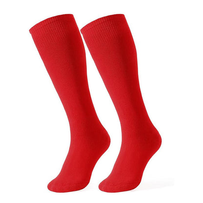 Quick Dry Tennis Knee High Socks(6 Pairs) - Red - EU38-45(US5-11) - image 6