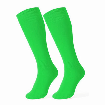 Quick Dry Tennis Knee High Socks(6 Pairs) - Green - EU38-45(US5-11) - image 12