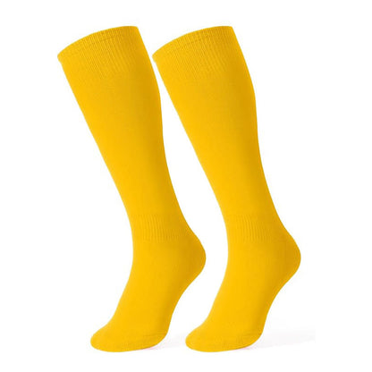 Quick Dry Tennis Knee High Socks(6 Pairs) - Yellow - EU38-45(US5-11) - image 10