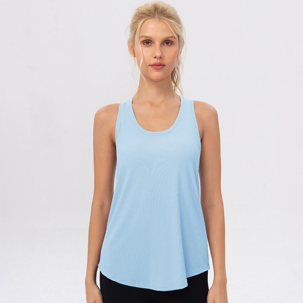 Breezy Fit Yoga Sports Shirt - Blue - XXL - image 4