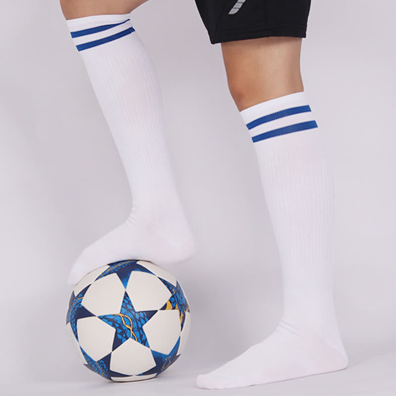 Breathable Soccer Knee High Socks(5 Pairs) - image 0