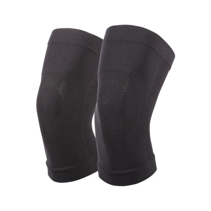 Seamless Support Knee Braces(2 Pairs) - Black - XL - image 1