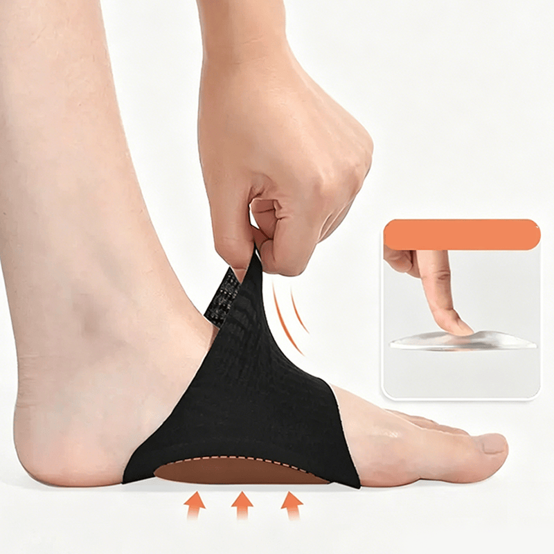 Ultra Thin Breathable Support Arch Brace - Black - EU35-44(US2-10) - image 1