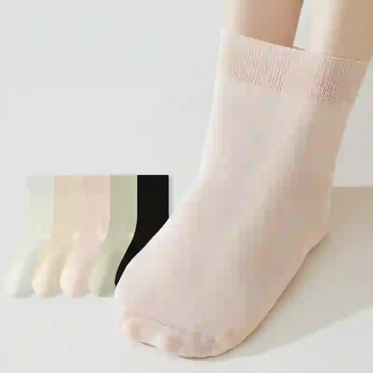 Soft Wide Quater Socks(5 Pairs) - image 0