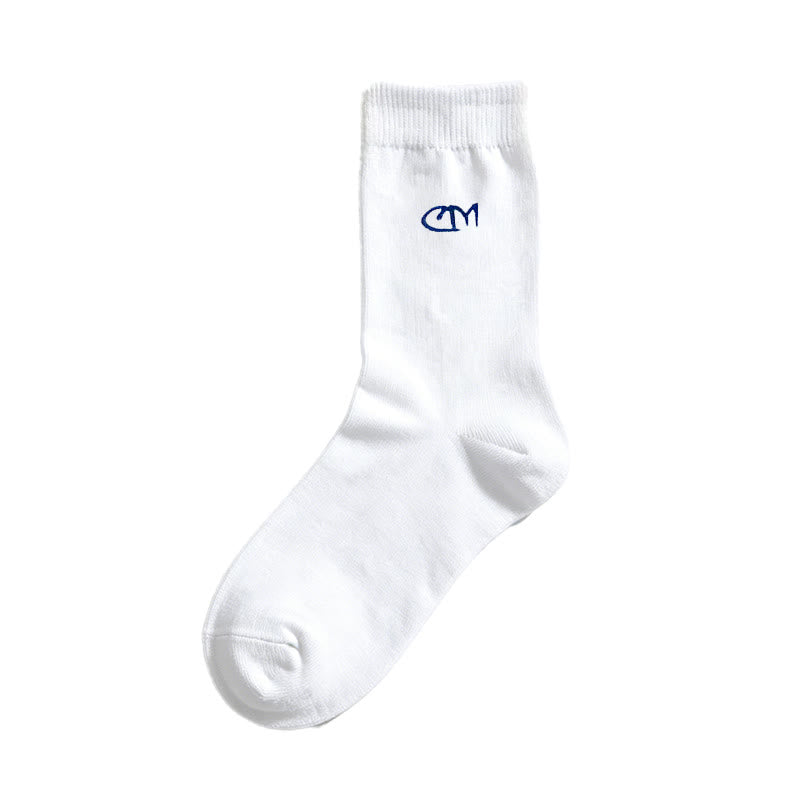 Classic Cotton Blend Quarter Socks(5 Pairs) - Gray - EU39-44(US6-10) - image 1