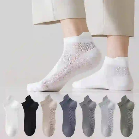 Breathable Cotton Ankle Socks(5 Pairs) - image 0