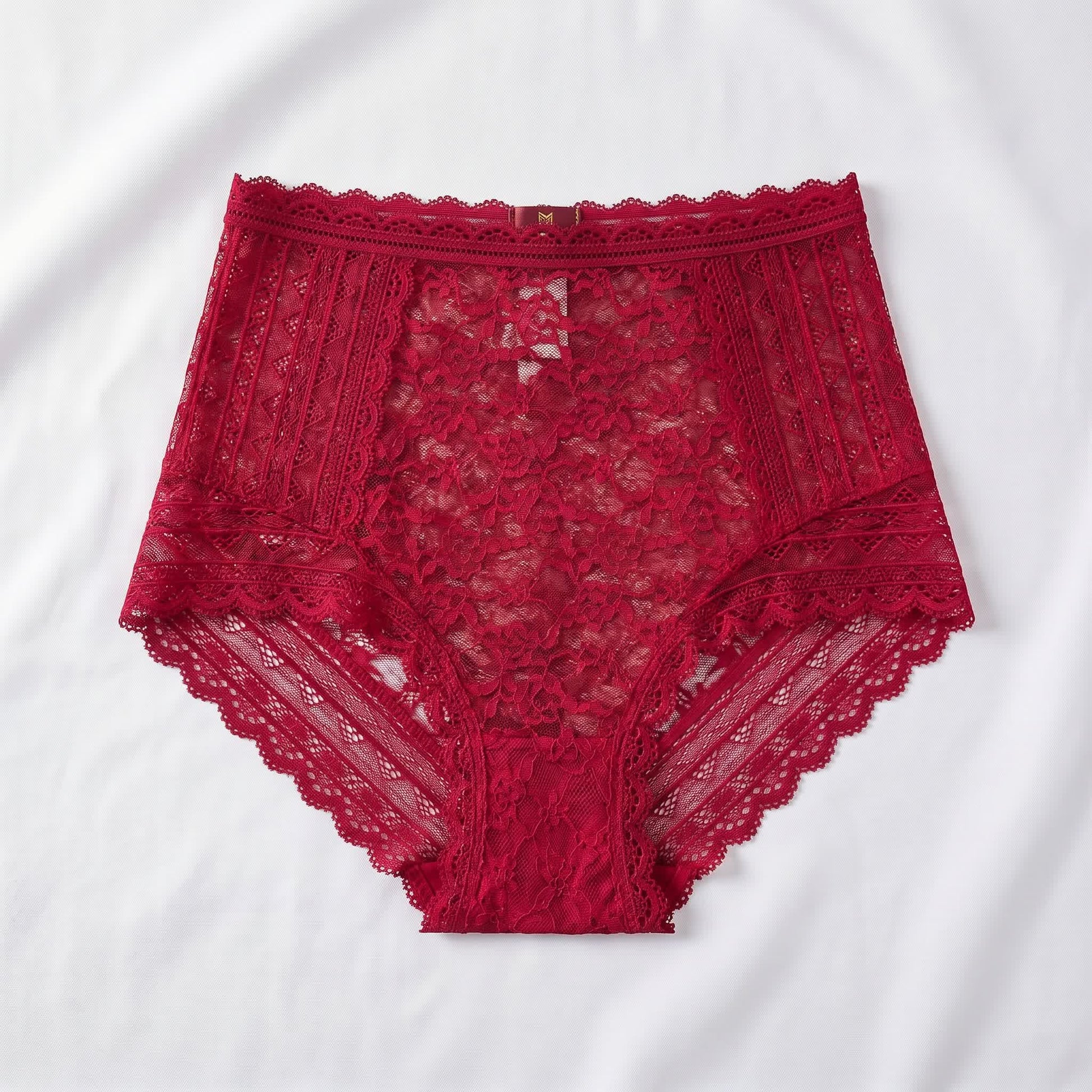 Full Lace Panty(2 Packs) - Red - 5XL - image 1