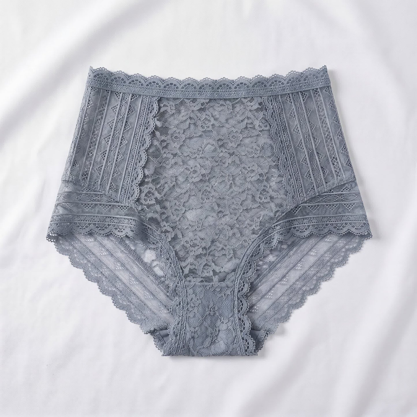 Full Lace Panty(2 Packs) - Grey - 5XL - image 2