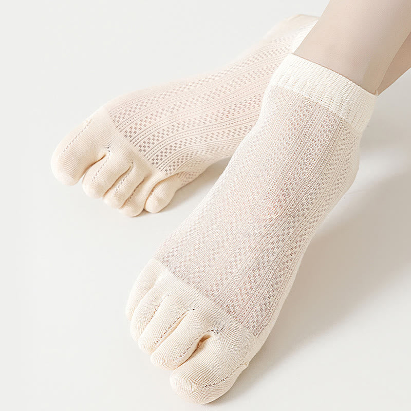 Breathable Mesh Alignment Socks(4 Pairs) - image 4