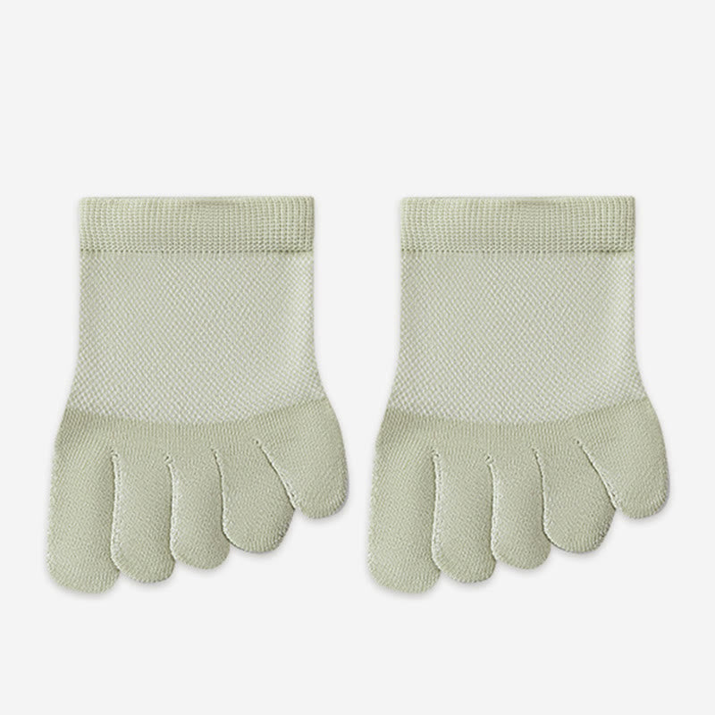 Cotton Soft Alignment Socks(5 Pairs) - Green - EU36-40(US3-7) - image 12