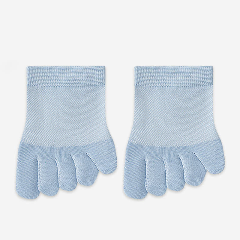 Cotton Soft Alignment Socks(5 Pairs) - Blue - EU36-40(US3-7) - image 16