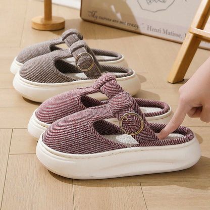 Plus Size Cozy Thick Sole Slippers - image 7