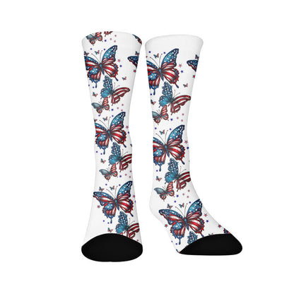 Bowknot Flag Butterfly Socks - Flag texture(1 Pair) - EU37-44(US4-10) - image 8
