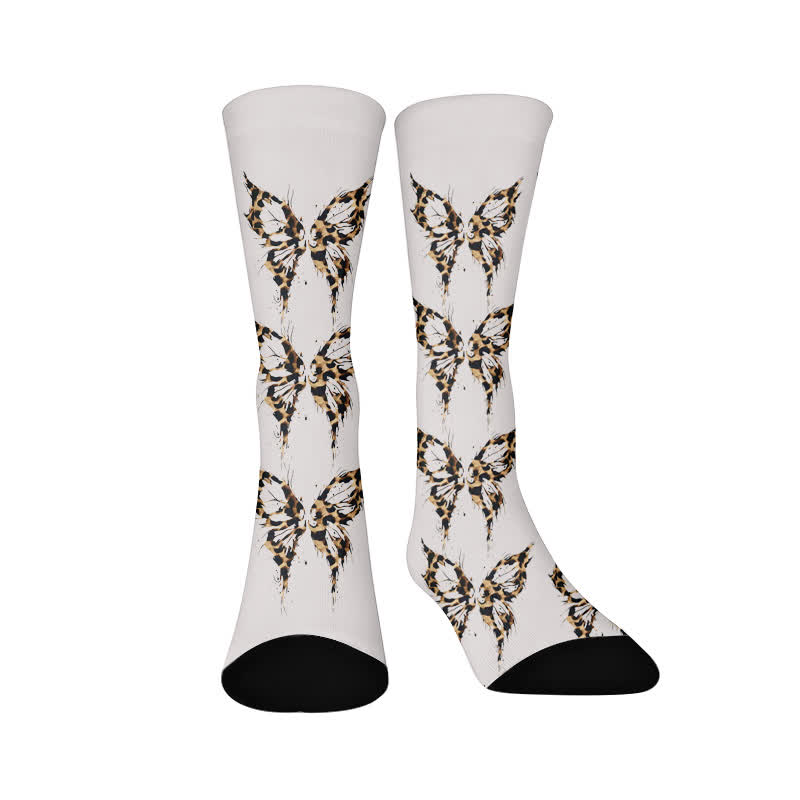 Leopard Butterfly Heart Socks - Butterfly(1 Pair) - EU37-44(US4-10) - image 8