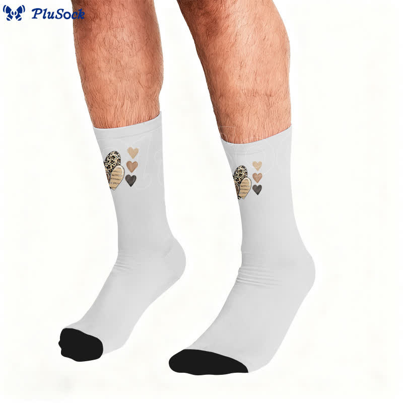 Leopard Butterfly Heart Socks - image 3