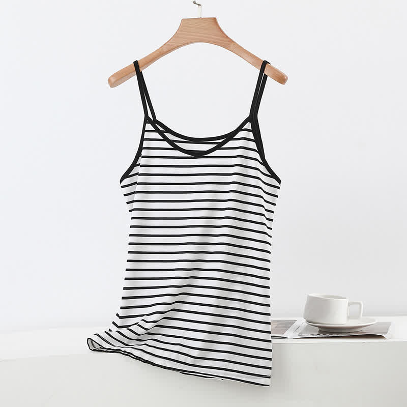 Plus Size Striped Tank Top - B - 6XL - image 8