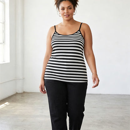 Plus Size Striped Tank Top - image 3