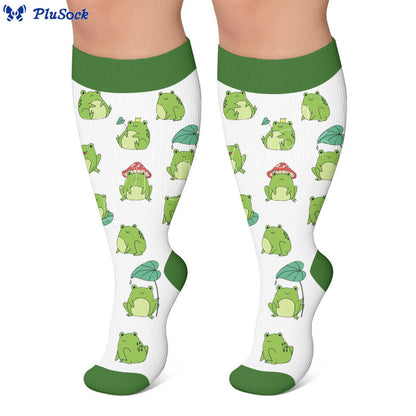 Plus Size Frog Compression Socks - image 5